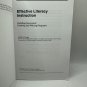 Effective Literacy Instruction: Building Successful Reading and Writing Programs