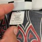 Studio 1940 Womens Empire Waist Top 18/20 Black Red Abstract Print Stretchy Fit