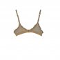 Aerie 34B Beige Plunge Bra With Lace Trim Adjustable Straps Underwire Support