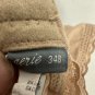 Aerie 34B Beige Plunge Bra With Lace Trim Adjustable Straps Underwire Support