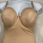 Wacoal Reshape Strapless Shaping Bodybriefer 38DDD Nude Moderate Control