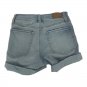 Aeropostale High Rise Midi Womens Denim Shorts Size 00 Distressed Stretch Casual