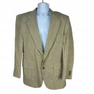 Towncraft Mens Beige Wool Blend Blazer 40S 2 Button Notch Lapel Single Vent Towncraft Mens Beige Wool Blend Blazer 40S 2 Button Notch Lapel Single Vent