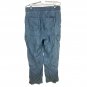 American Eagle Womens Cargo Denim Pants Size 12 Blue Cotton Lyocell Casual Style