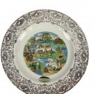 Vintage Souvenir Illinois Decorative Plate Staunton Landmarks Scenes Vintage Souvenir Illinois Decorative Plate Staunton Landmarks Scenes
