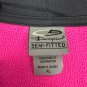 C9 By Champion Womens Pink Zip-Up Hoodie Size XL Semi-Fitted Fleece Polyester