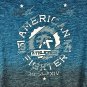 American Fighter Maryland Long Sleeve Hooded Shirt 4X Blue Cotton Blend Mens