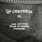 Cremeux Mens Black Polo Shirt XL Cotton Casual Contrast Stitch Pocket Short Slee