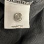 Cremeux Mens Black Polo Shirt XL Cotton Casual Contrast Stitch Pocket Short Slee