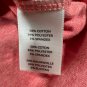 Noble Outfitters Womens Sleeveless Red Henley Shirt Size S Casual Wear