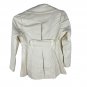 Guess Women's Ivory Wool-Blend Peacoat Size PL