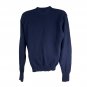 Lord Jeff Mens Navy Blue V-Neck Pullover Sweater XL DuPont Orlon Knit USA