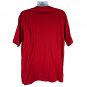Falls Creek Mens Red Henley T-Shirt Size L 100% Cotton Made In Pakistan