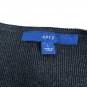 Apt 9 Womens Open Front Cardigan Large Blue Colorblock Striped LS Sweater