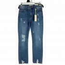 Letter To Juliet LTJ Womens Distressed Skinny Fit Jeans Sz 24 Medium Blue Denim Letter To Juliet LTJ Womens Distressed Skinny Fit Jeans Sz 24 Medium Blue Denim