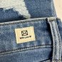 Letter To Juliet LTJ Womens Distressed Skinny Fit Jeans Sz 24 Medium Blue Denim