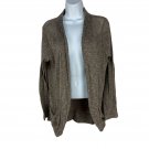 Enchanted Lace Open-Front Cardigan Womens L Lightweight Taupe Knit Enchanted Lace Open-Front Cardigan Womens L Lightweight Taupe Knit