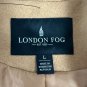 London Fog Womens Camel Double-Breasted Wool Blend Peacoat Size Large