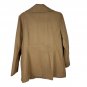 London Fog Womens Camel Double-Breasted Wool Blend Peacoat Size Large