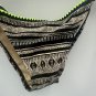 Xhilaration Womens Bikini Bottom S Tribal Print Neon Accent Adjustable Tie Sides