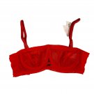 We Are HAH Wired Bra Blood Orange Size 30-38A Adjustable Straps Nylon & Spandex