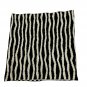 Striped Black & White Infinity Scarf - 100% Acrylic Hand Wash - Made In China