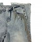 Blue B High-Waisted Light Wash Fringe Embellished Jeans With Raw Hem Size L