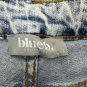 Blue B High-Waisted Light Wash Fringe Embellished Jeans With Raw Hem Size L
