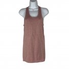 Zyia Active Womens Lightweight Racerback Tank XS Copper Seamless Knit Stretch