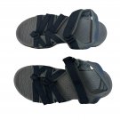 Whitin Mens Adjustable Strap Outdoor Sandals Gray/Blue Size 39 Durable Non-Slip