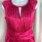 Vince Camuto Womens Pink Sleeveless Draped Sheath Dress Size 4 Elegant Party