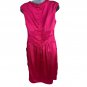Vince Camuto Womens Pink Sleeveless Draped Sheath Dress Size 4 Elegant Party