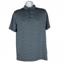 c9 by Champion Men's Striped Polo Shirt Size M Gray & Orange c9 by Champion Men's Striped Polo Shirt Size M Gray & Orange