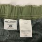 Columbia Menâs Omni-Shade Green Shorts Size Large Lightweight Nylon Mesh Lined
