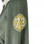 Affliction Black Premium Womens XS Green Military Style Hooded Jacket
