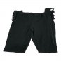 So Perfect Soft Womens Black Leggings M Lace-Up Side Detail Cotton Blend