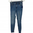 Old Navy Rockstar Super Skinny High-Rise Jeans With Secret Slim Pockets Size 00