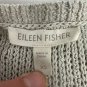 Eileen Fisher Womens XS Beige Knit Tunic Top Short Sleeves Casual