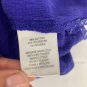 Sag Harbor Womens Stretch 2X Purple 3/4 Sleeve Embroidered Detail Blouse Shirt