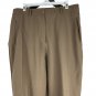 Alia Womens Brown Flat Front Pleated Pants Size Unknown Casual Lightweight