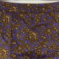 J.Crew Womens Floral Print Cotton Skirt Brown & Blue Size 8