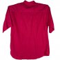 Nuovo Mens Pink Short Sleeve Button-Up Shirt Size XL Cotton & Rayon