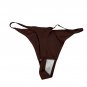 Brown High-Cut Bikini Bottom Womens Swimwear Large