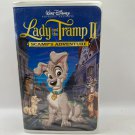 Lady And The Tramp II Scamps Adventure 2001 VHS Disney Animated Movie Clamshell