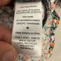 Destination Maternity Womens M Smocked Floral Top Flutter Sleeve Lightweight