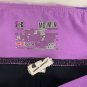 Under Armour Womens HeatGear Leggings Medium Black & Purple Ombre Activewear