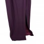 Karen Miller Womens Purple Beaded Jacket & Sleeveless Gown Set Size 10 Formal