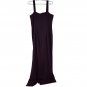Karen Miller Womens Purple Beaded Jacket & Sleeveless Gown Set Size 10 Formal