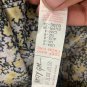 Nasty Gal Womens Floral Puff Sleeve Midi Dress Size US 4 Yellow Black Boho