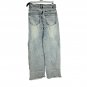 Blueb Collection Womens Light Denim Jeans With Rhinestone Fringe Size S